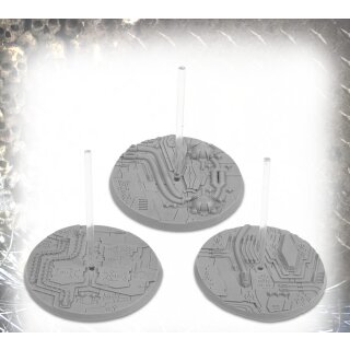 60mm Tomb World Flight Bases (3)