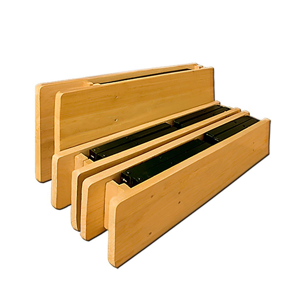 Casaria Bierzeltgarnitur, (3-tlg), 220 cm Klappbar Stabil 3 Teilig 2x Bierbank 1x Breiter Tisch Holz
