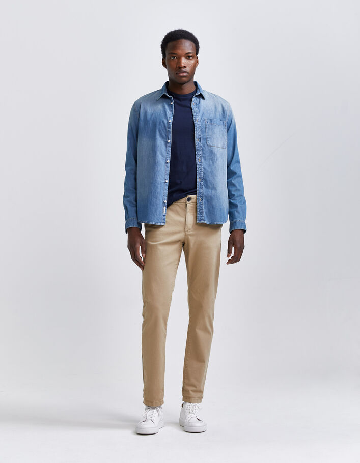 Pantalon chino SLIM beige Homme