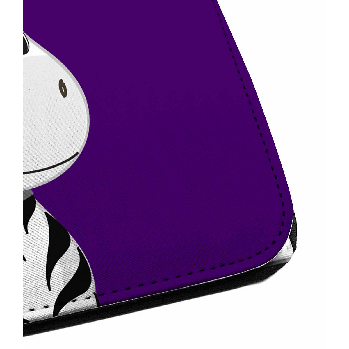 Zeugnismappe / Dokumentemappe mit Name personalisiert Zebra Lila