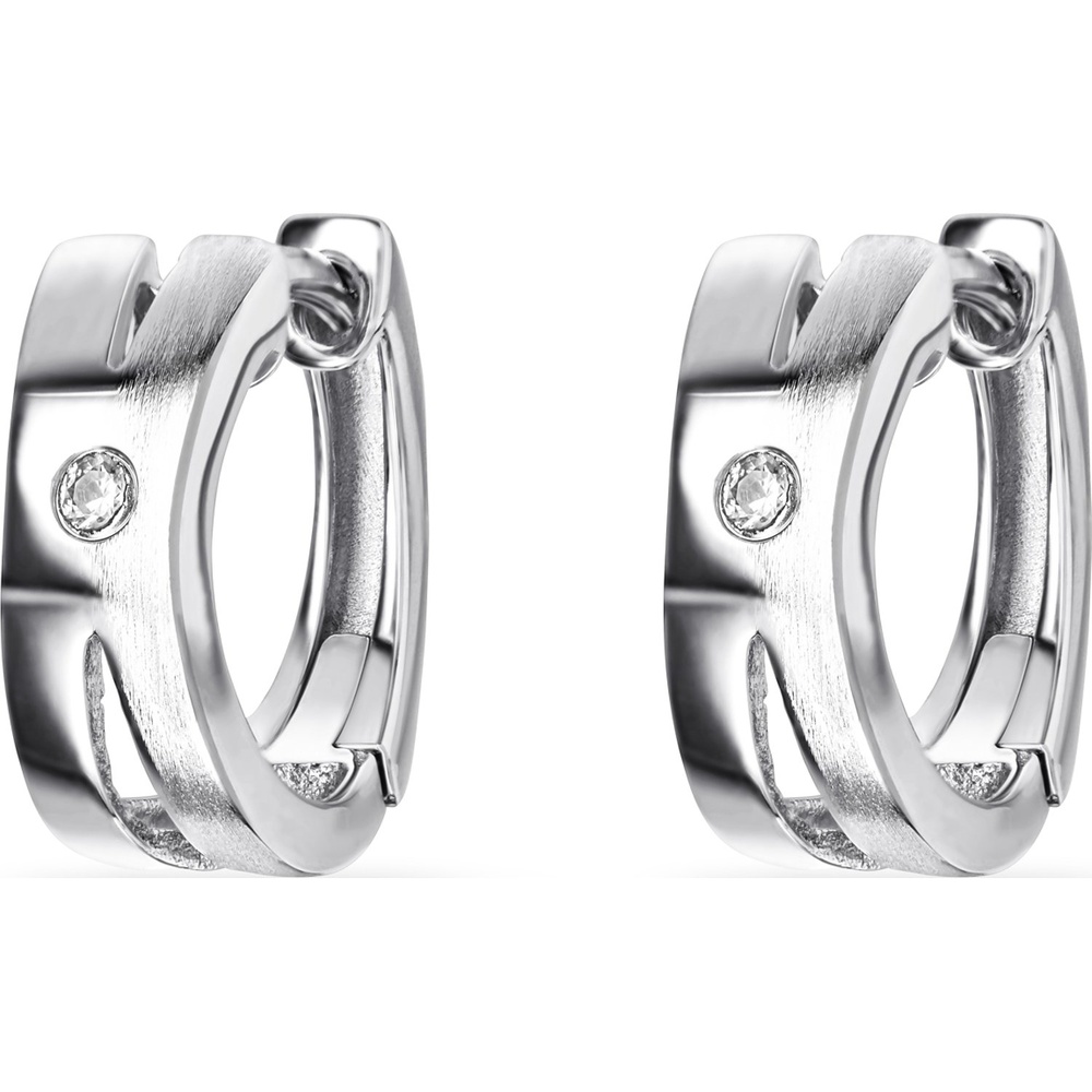 FAVS Créoles 925 Argent Boucles d'oreilles
