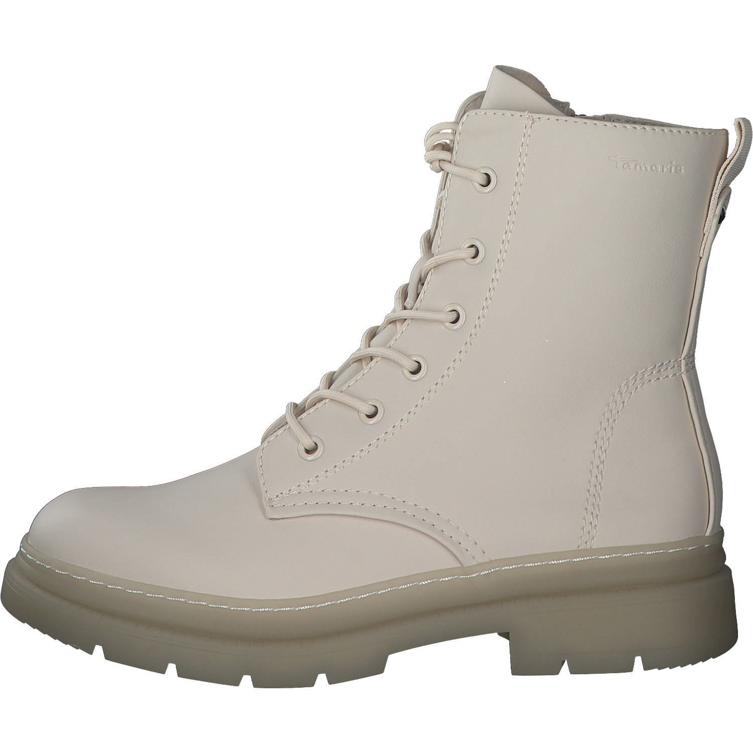 Tamaris 25210, Schnürstiefeletten, Damen, IVORY