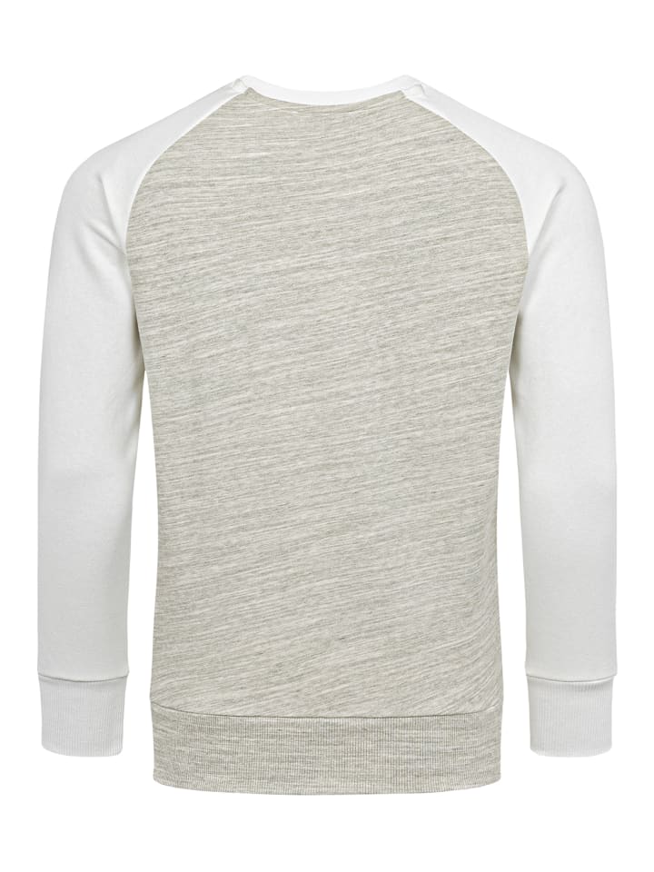 Amaci&Sons Pullover mit Rundhalsausschnitt ELGIN in Grün/Weiß günstig kaufen
