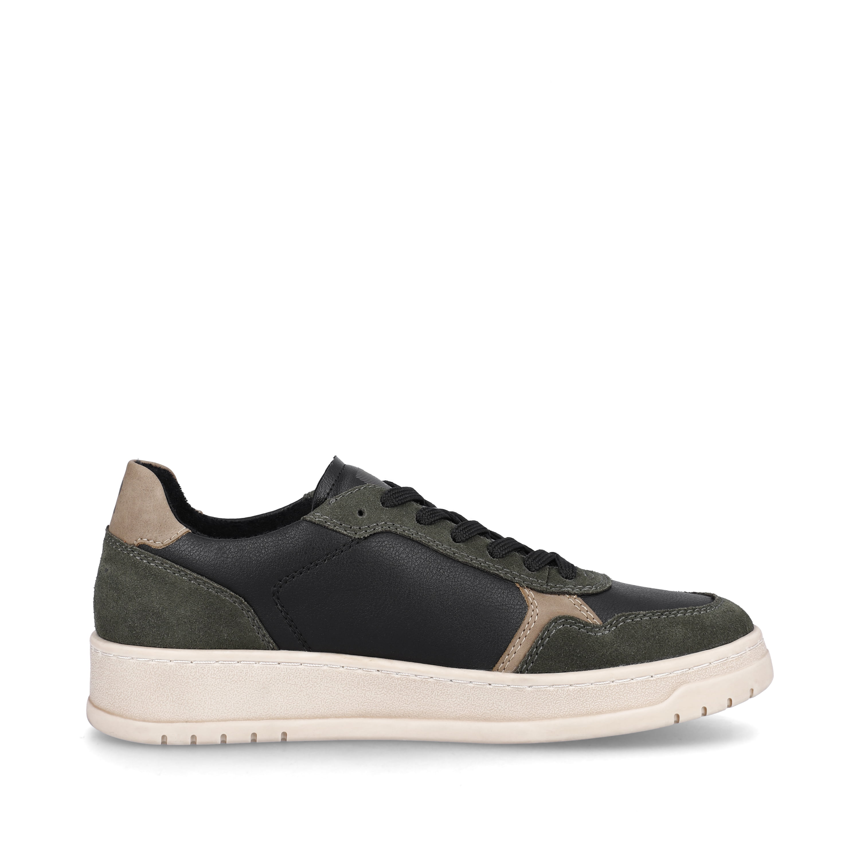 Rieker Herren Sneaker Low steel-black forest-green