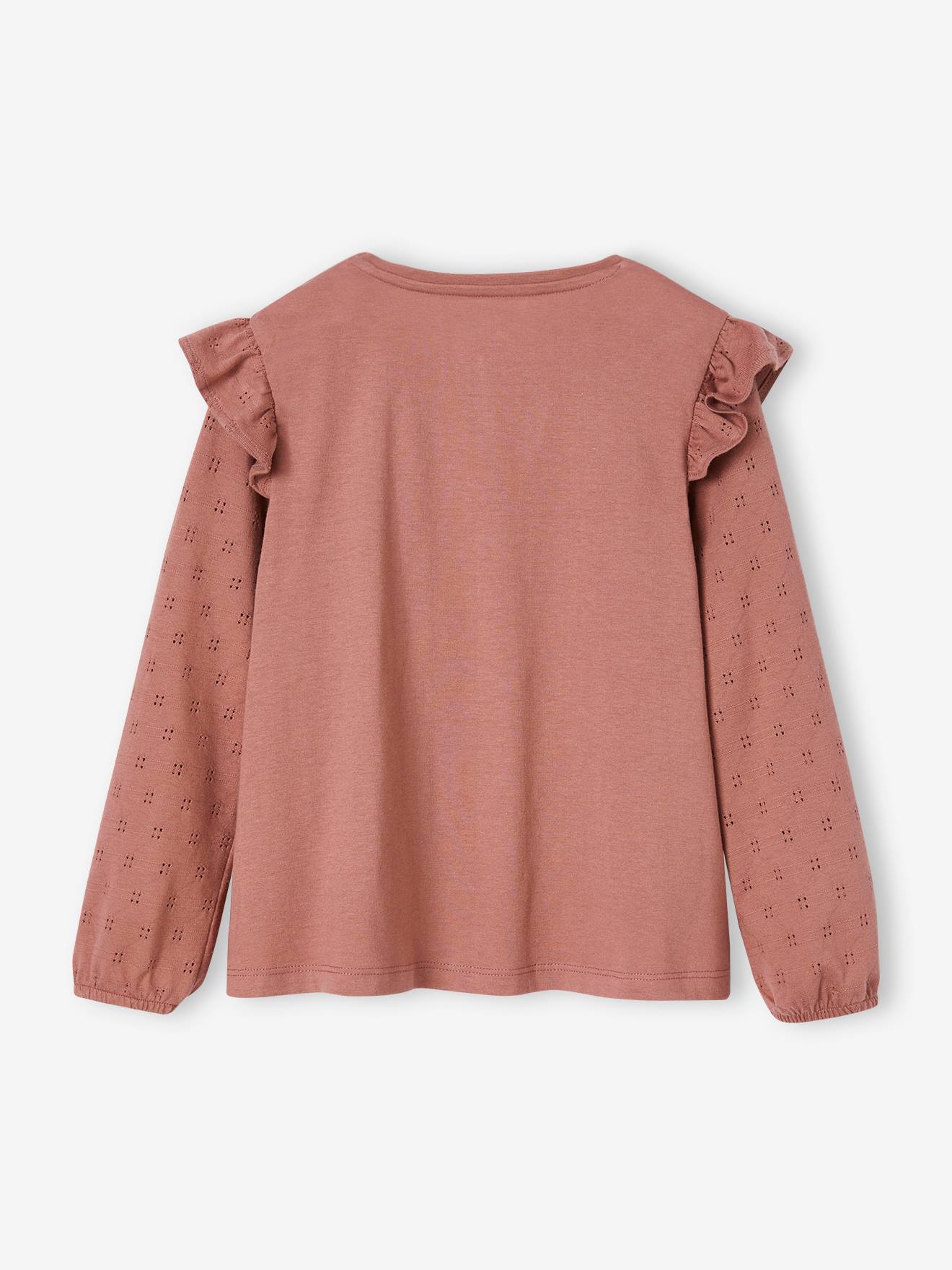 Vertbaudet Mädchen Blusenshirt BASIC, personalisierbar Oeko-Tex - marine