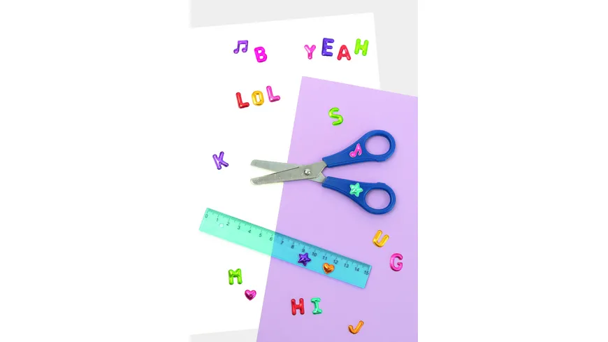 folia Ballon-Sticker ABC 9,5x17,5cm