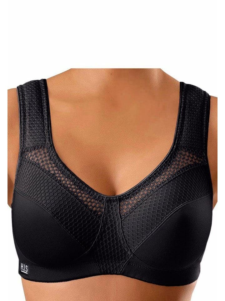 H.I.S Sport-BH in schwarz günstig kaufen