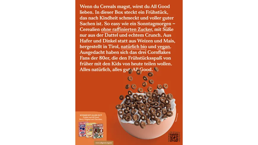 ALL GOOD Cinnamon - Bio Cerealien 300 g