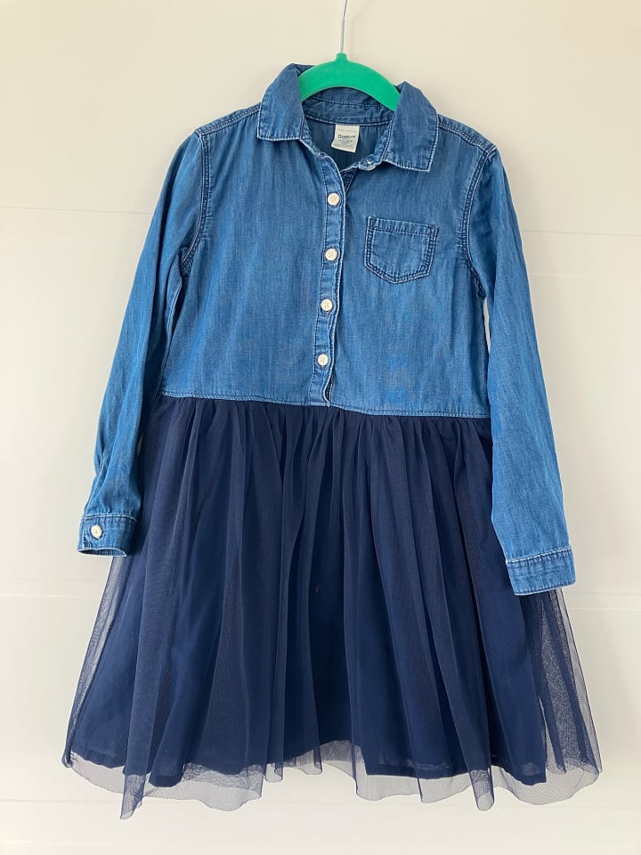 OshKosh Jeanskleid in Blau günstig kaufen 110
