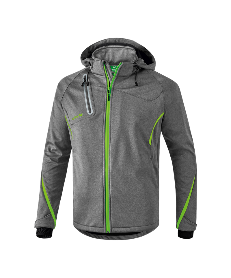 Erima Softshell Jacke Active Wear Function Grau