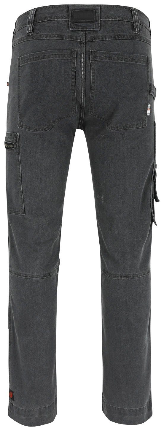 Herock Arbeitshose Sphinx Hoses Stretch-Jeanshose, mehreren Taschen, mit Coolmax® und Thermolite®