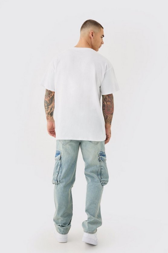 Oversize T-Shirt mit lizenziertem Hot Wheels Print