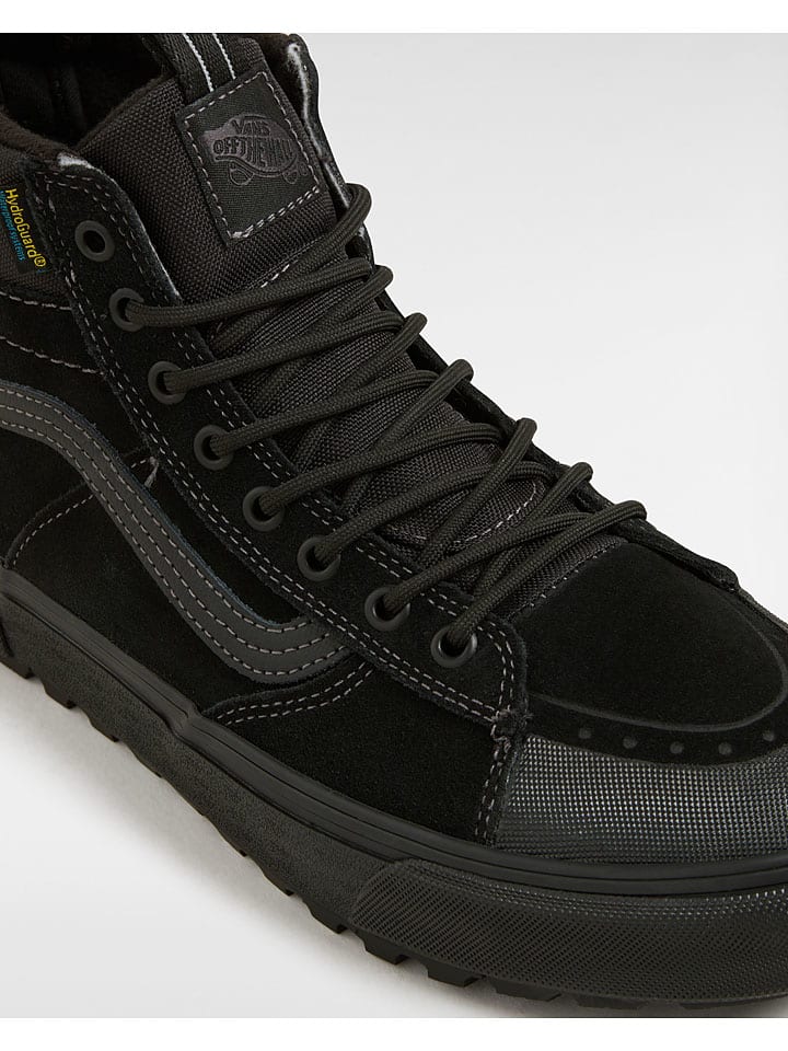 Vans Leder-Sneakers in Schwarz günstig kaufen