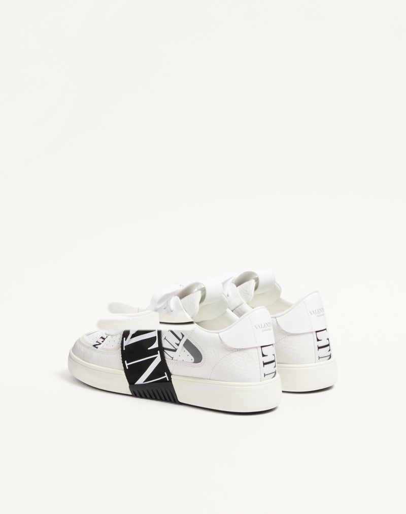 Baskets basses Vl7N en cuir de veau et rubans