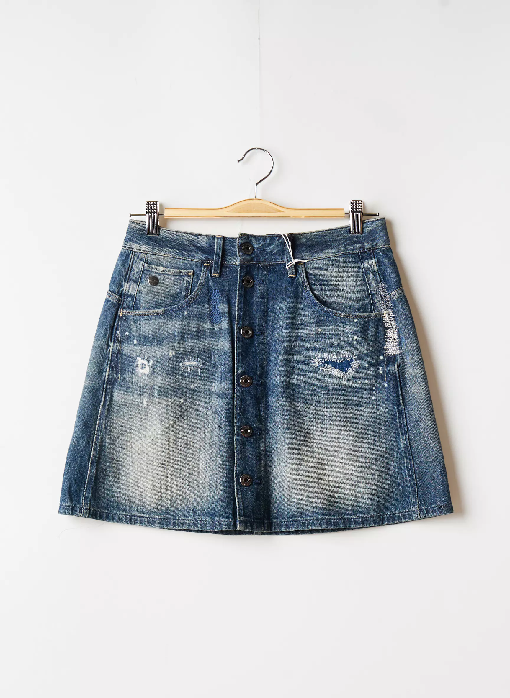 G Star Jupes Courtes Femme couleur bleu