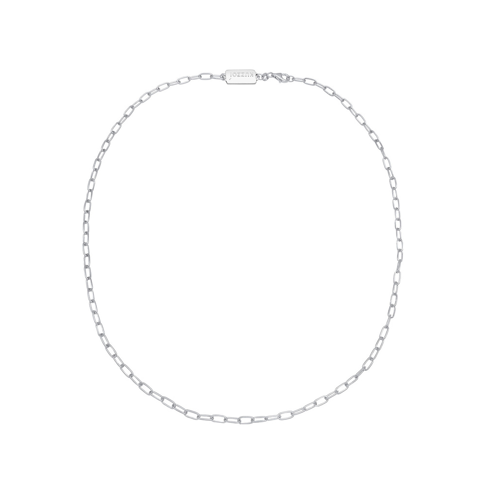 KUZZOI KUZZOI Collier Herren Gliederkette Oval Basic Fein 925 Silber collier