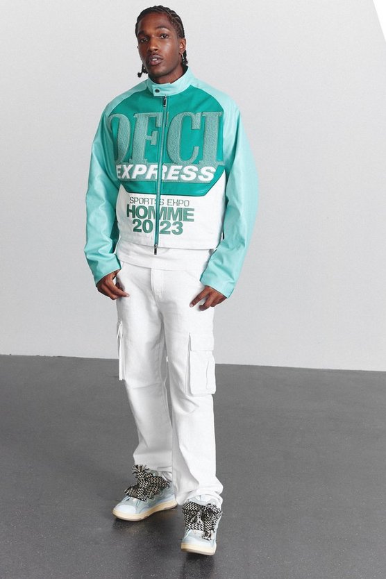 Lockere Cargo-Jeans
