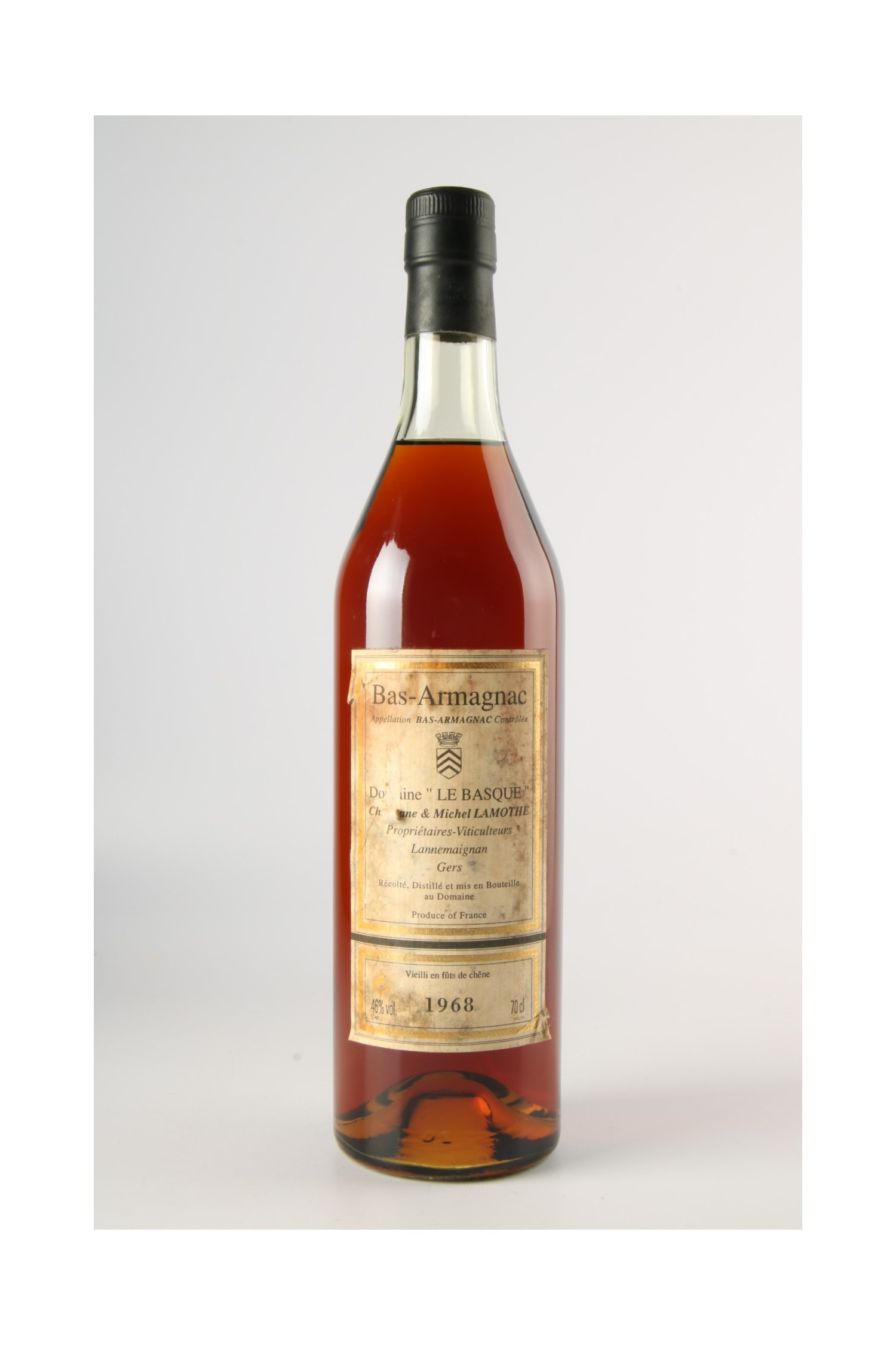 Domaine Le Basque Bas Armagnac 1968, Armagnac