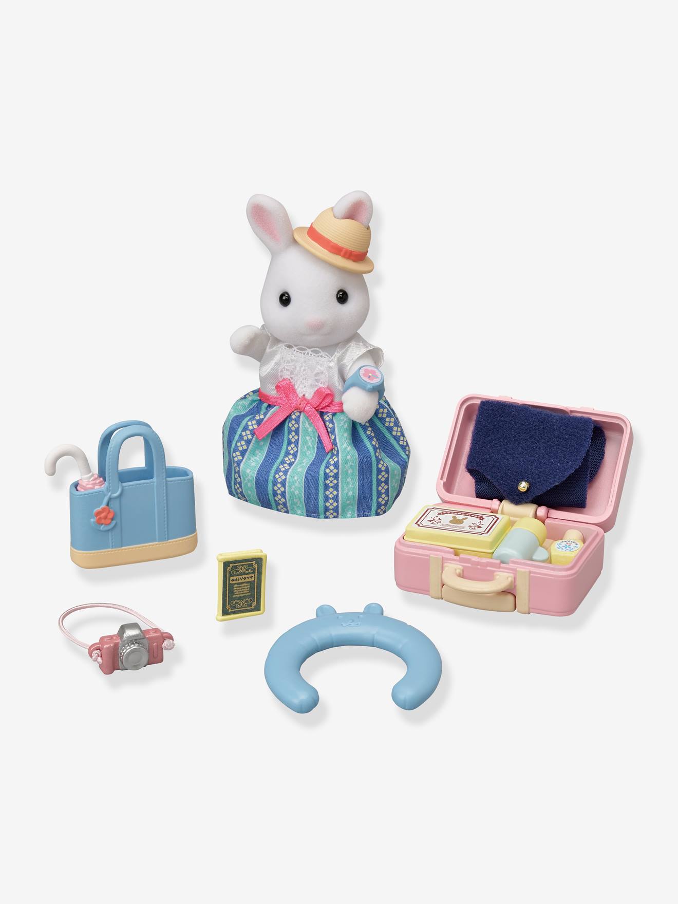 La maman lapin neige et sa valise de week-end