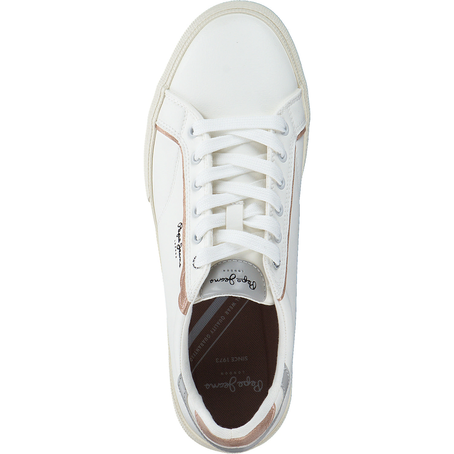 Pepe Jeans PLS31560, Schnürschuhe, Damen, white