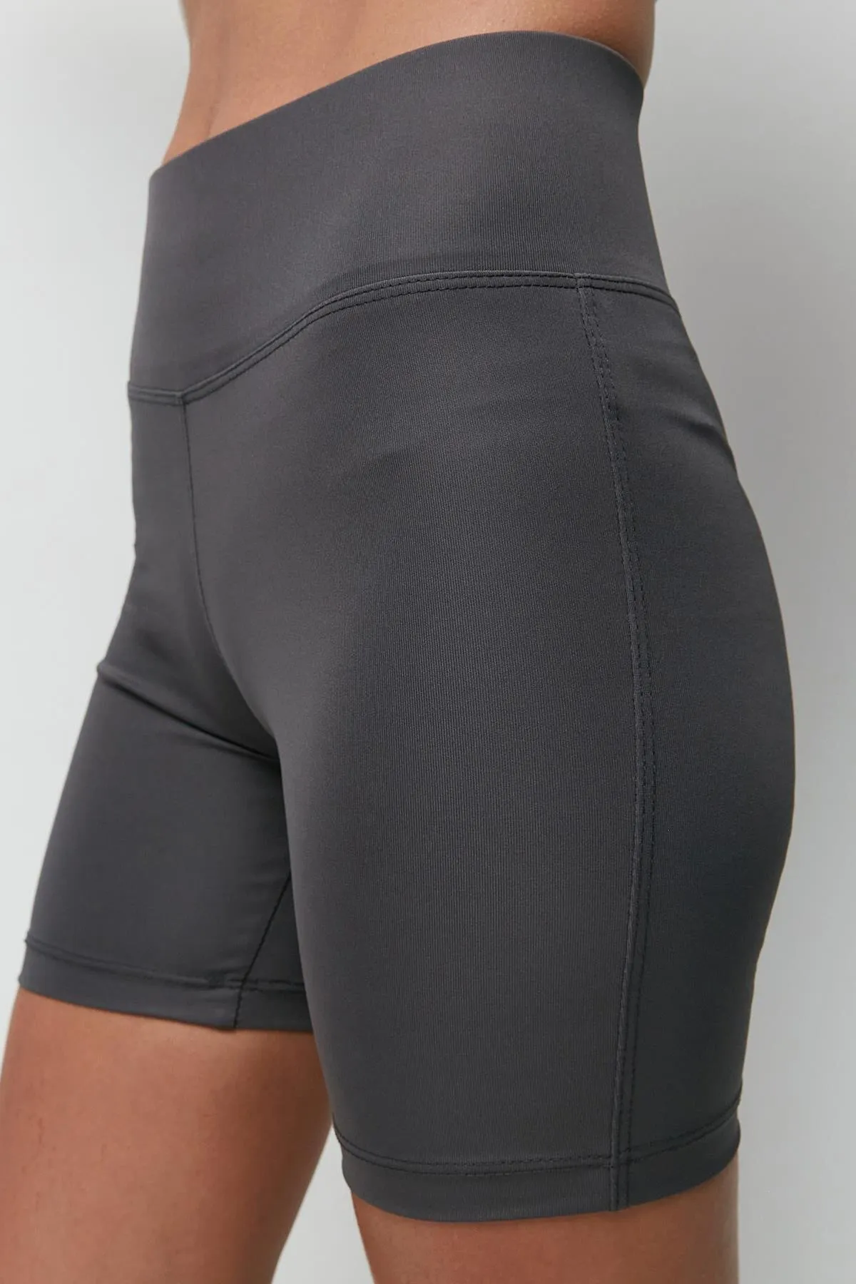 C&City  Sportshorts mit hohem elastischem Bund, Strumpfhosen 9408, geräuchert