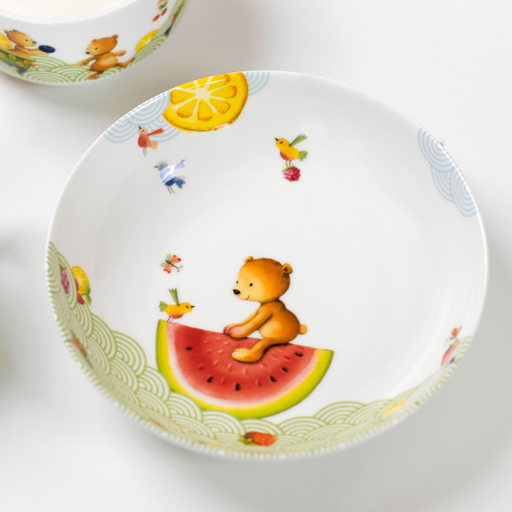 Villeroy & Boch Assiette creuse pour enfants Hungry as a Bear Vaisselle pour enfant
