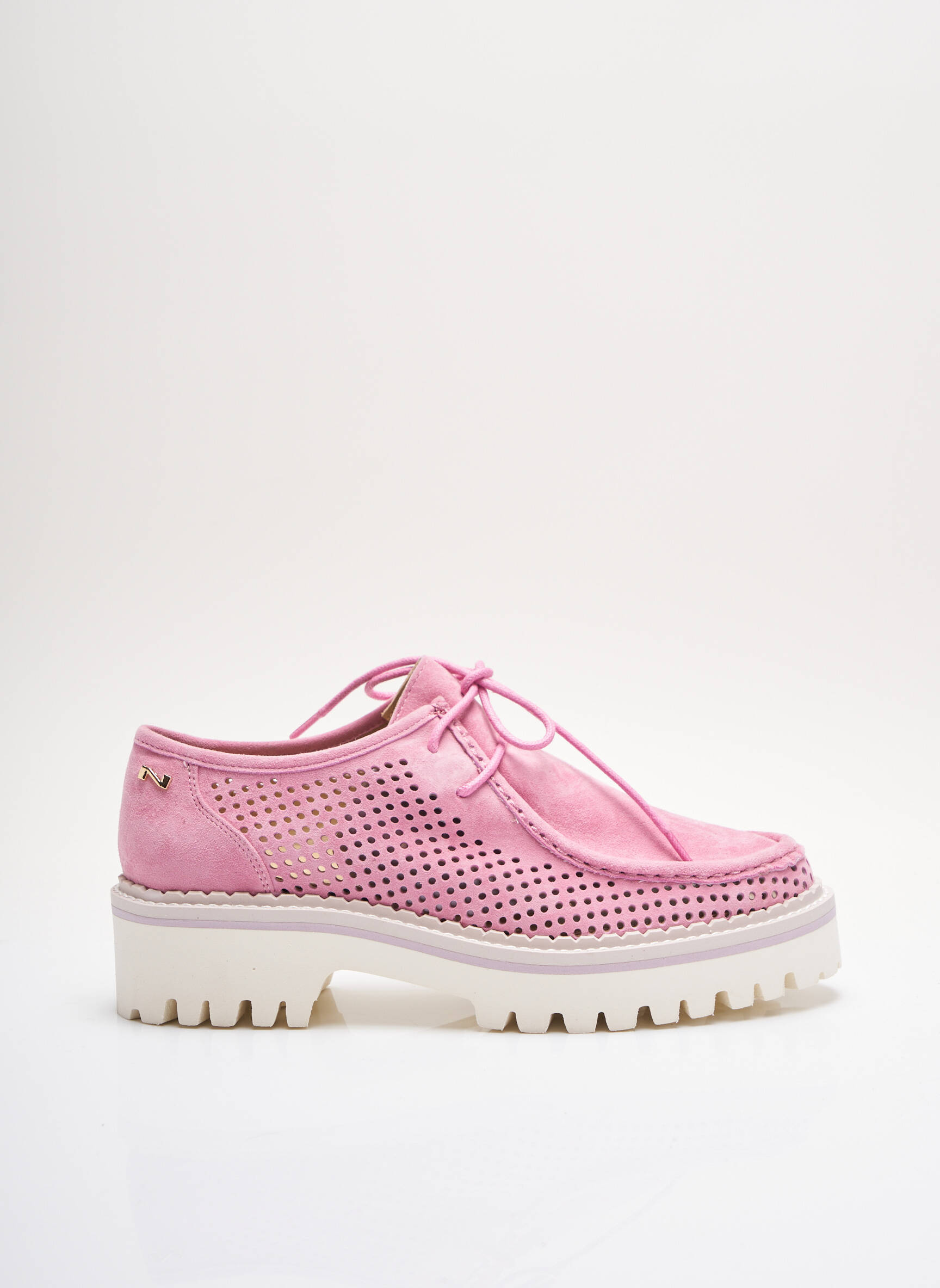 Nathan Baume Derby Femme couleur rose