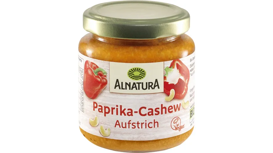 Alnatura Bio Brotaufstrich Paprika-Cashew 125 g