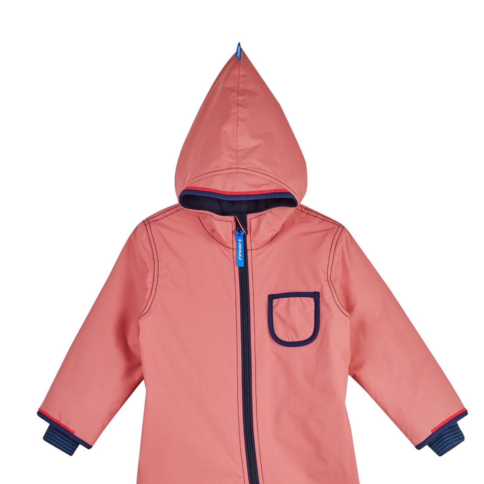Finkid Schneeoverall Finkid Pikku Winter Eko Rose Navy Schneeanzug Schneeoverall Winteranzug Wetterfest Atmungsaktiv