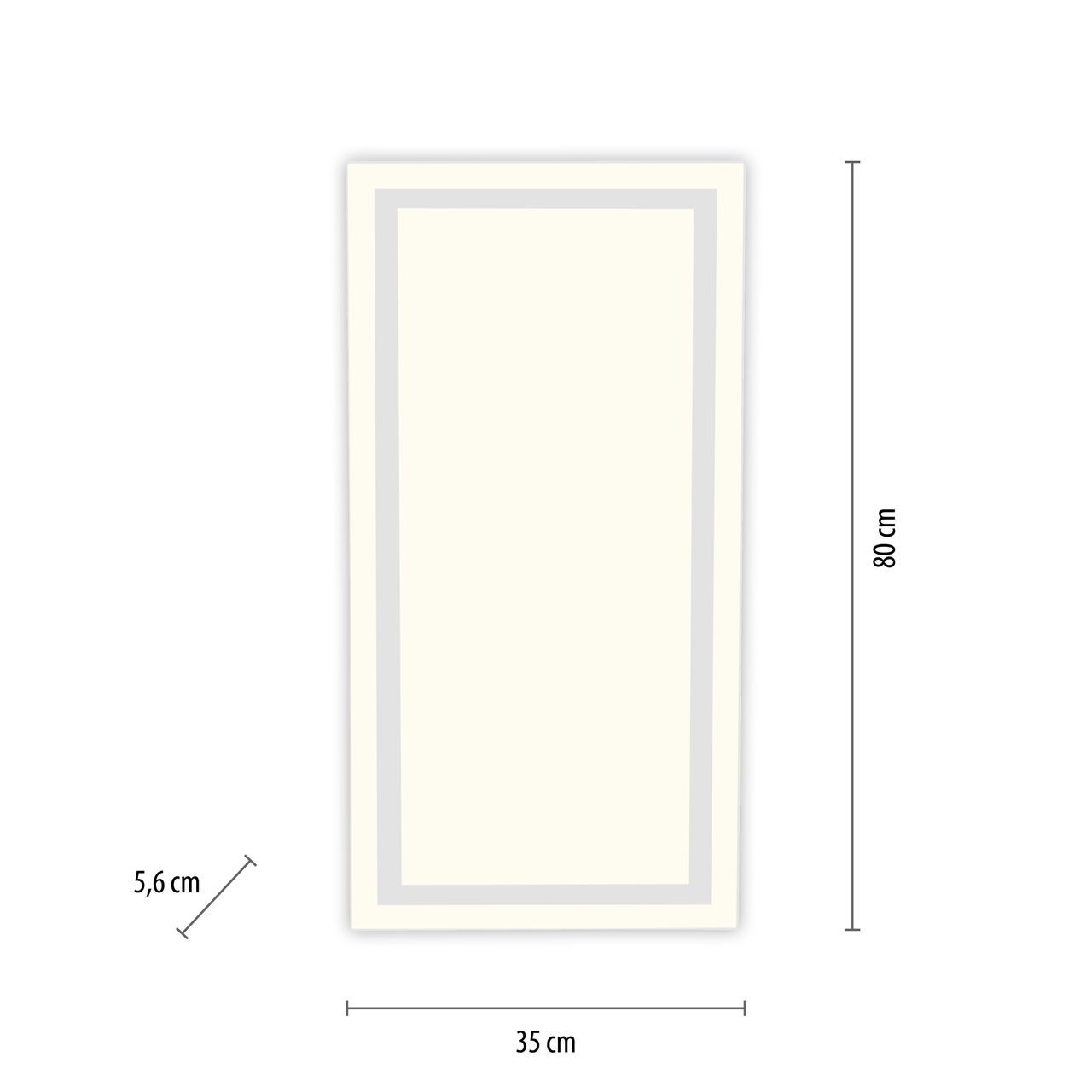 JUST LIGHT JUST LIGHT. LED Deckenleuchte EDGING, separat steuerbar, 3000 Kelvin, rechteckig, Weiß
