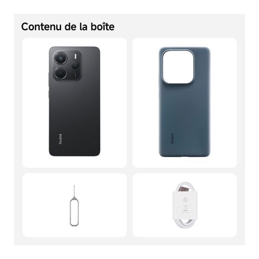 Smartphone XIAOMI Redmi Note14 4G 256GB Μαύρο
