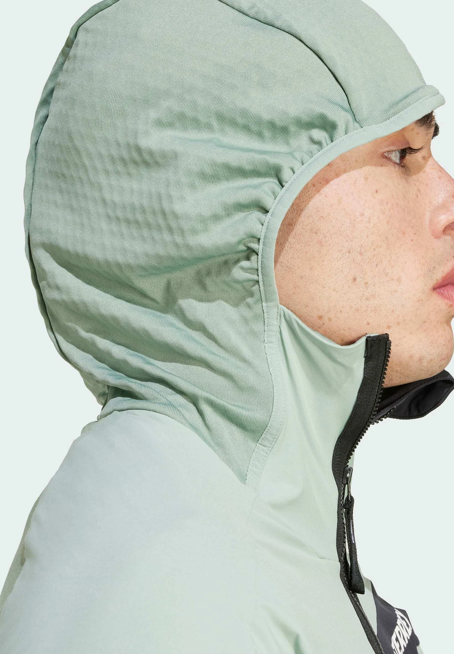 Adidas Terrex TERREX TECHROCK HOODED FLEECE - Chaqueta polar