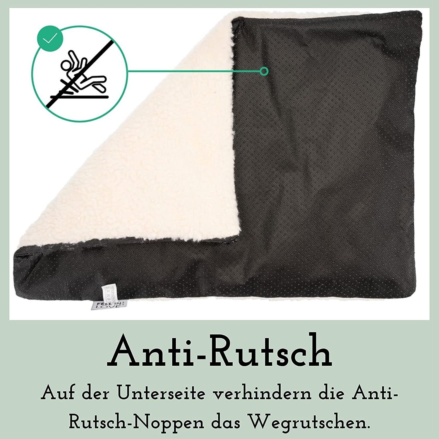 riijk Tierdecke Heizdecke, Wärmedecke für Hunde und Katzen, Vlies, Selbstheizende Hundedecke & Katzendecke