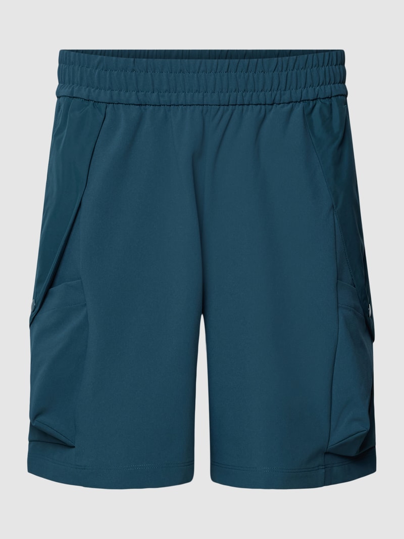 Shorts mit Cargotaschen in petrol
