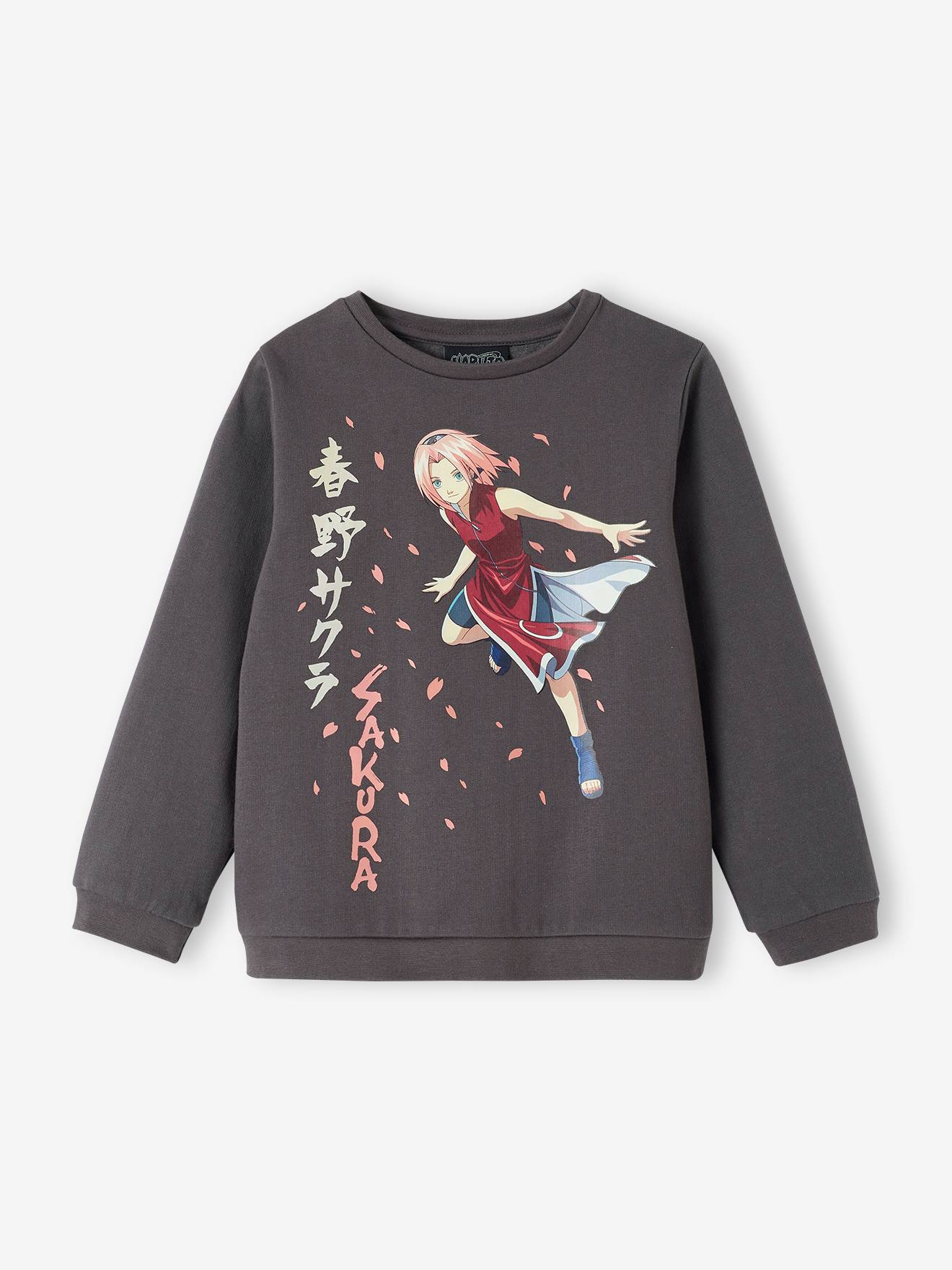 Sweat fille Naruto® Sakura gris