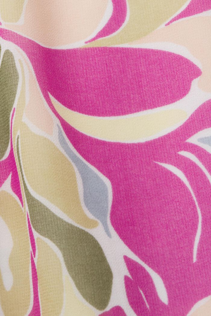 Chiffon-Midikleid mit Knotendetail