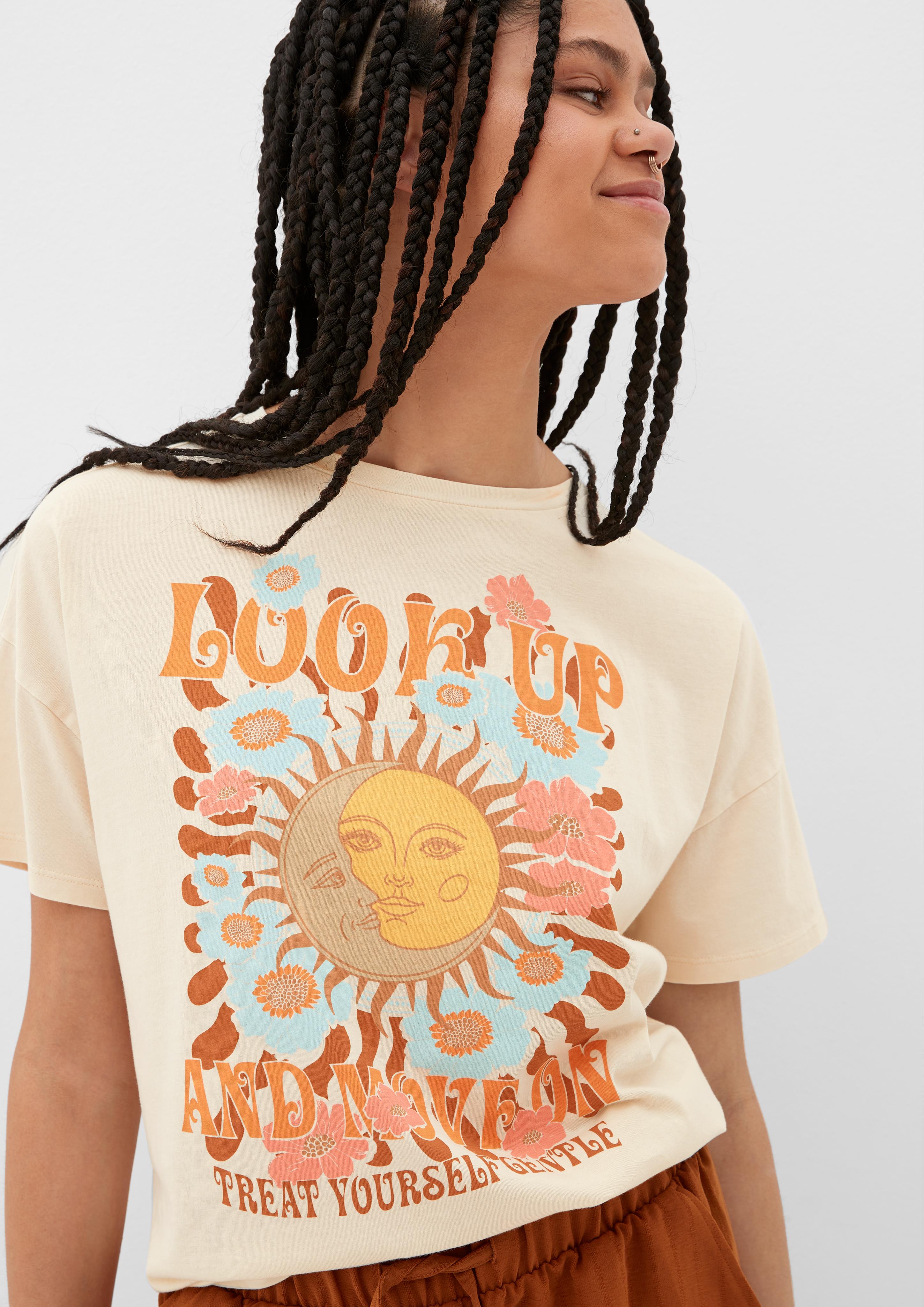 Baumwollshirt mit Frontprint  2131285-08D0
