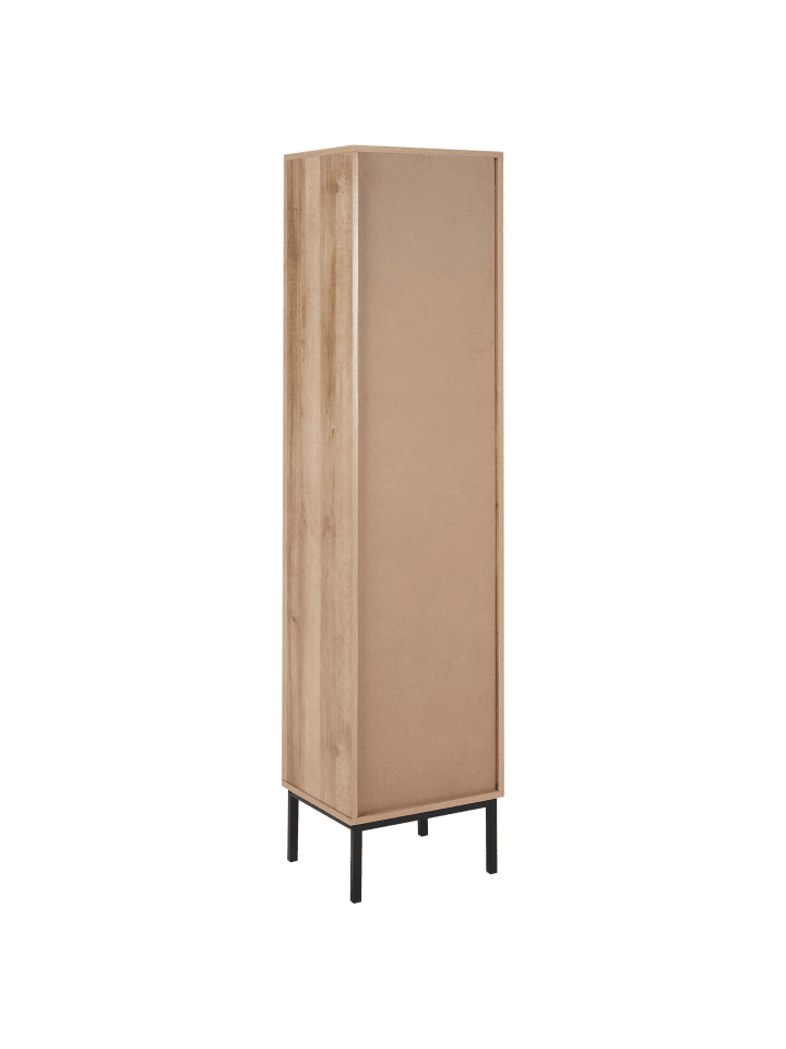Beliani Badezimmerschrank ROSELL in Heller Holzfarbton - (W) 40 x (H) 165 x (L) 36 cm günstig kaufen onesize