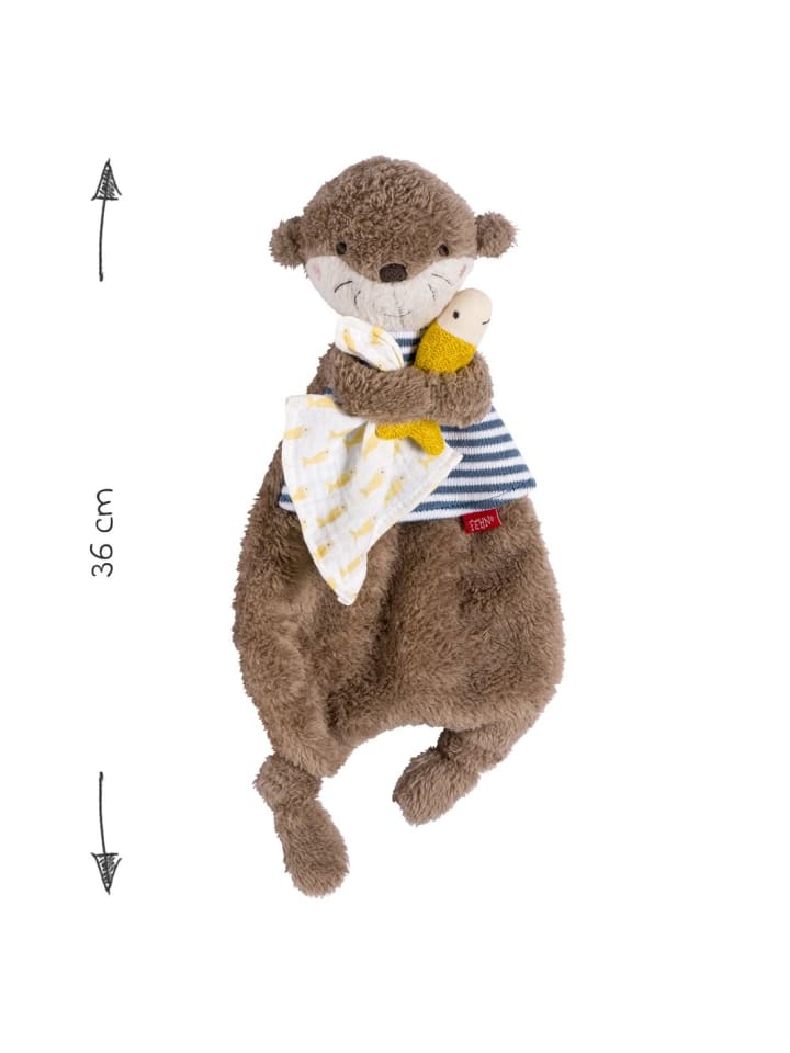 Fehn Schmusetuch / Schnuffeltuch - Otter in braun,bunt günstig kaufen onesize