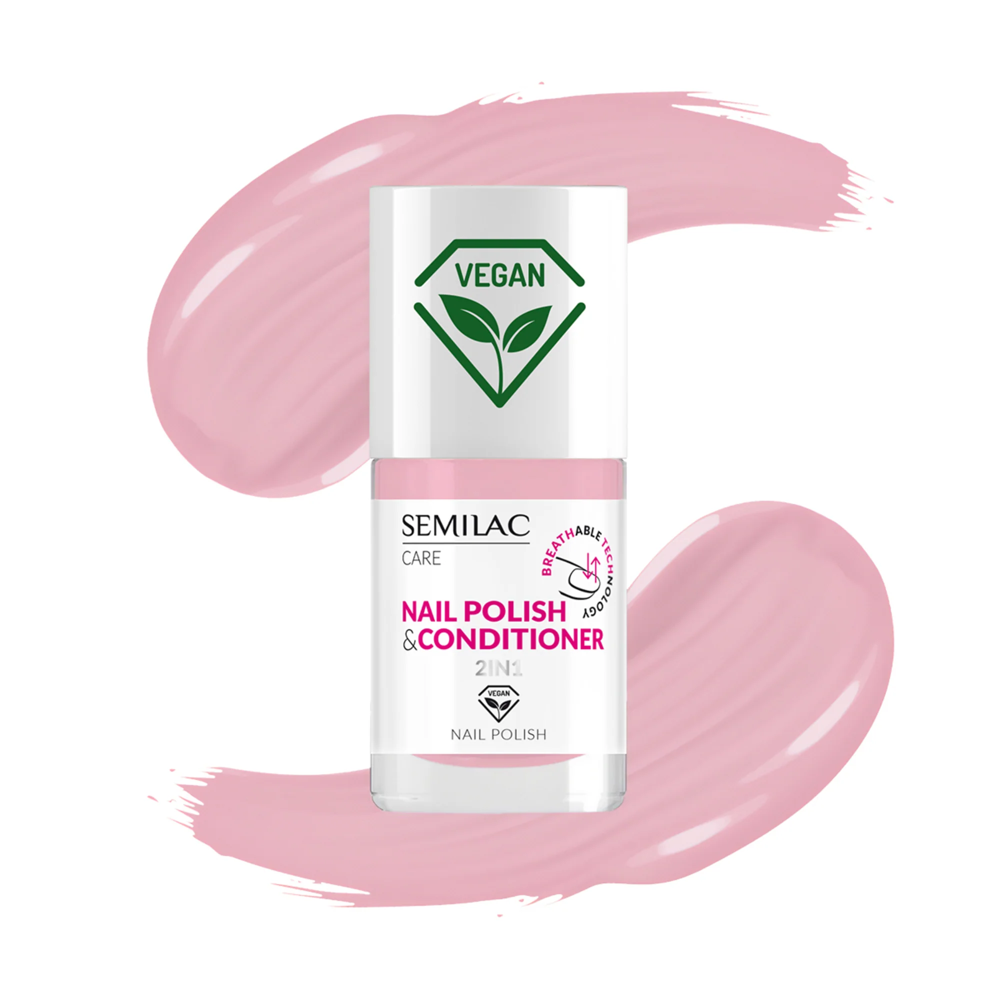 BREATHable TECHnology Nagellack & Pflegemittel 2in1 - Nagellack
