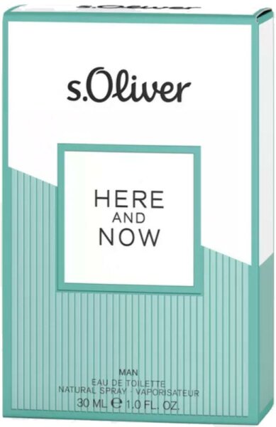 s.Oliver Here and Now Men Eau de Toilette