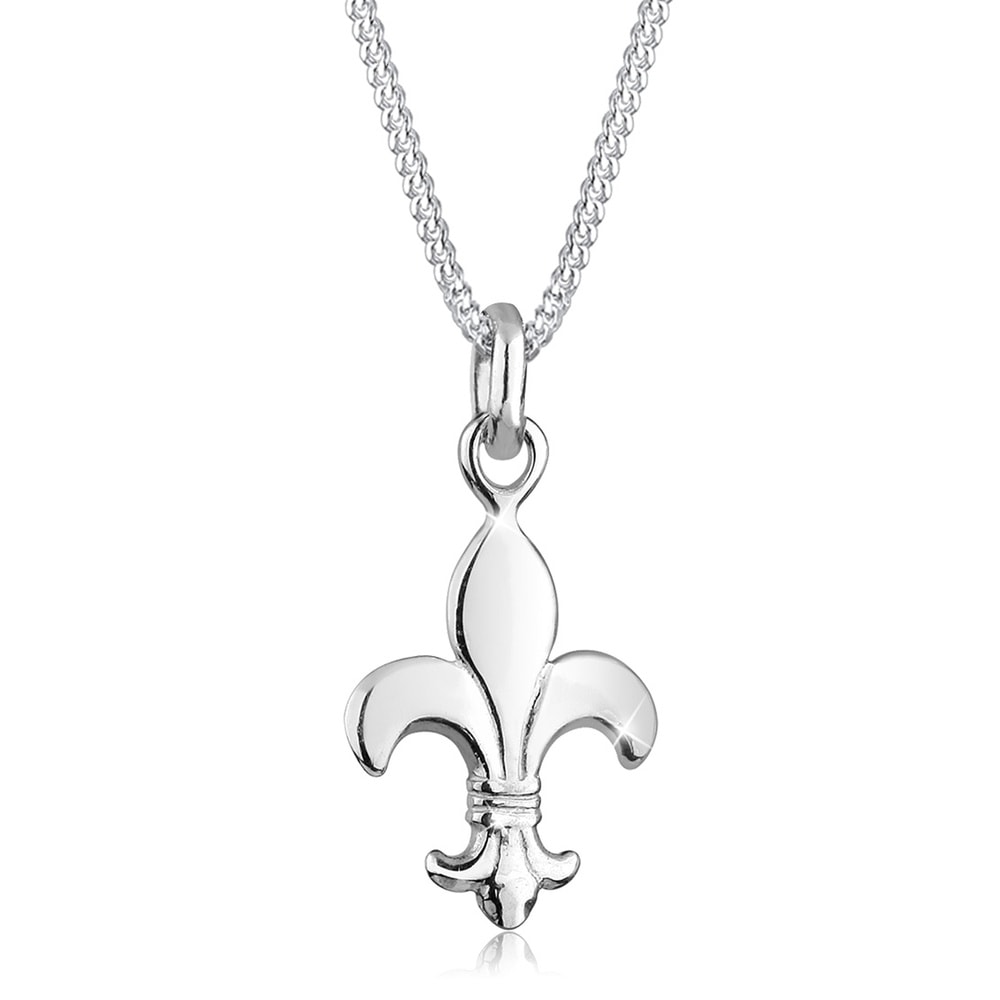Elli Elli Collier Femmes Pendentif Iris Classique en Argent Sterling 925 Bijoux
