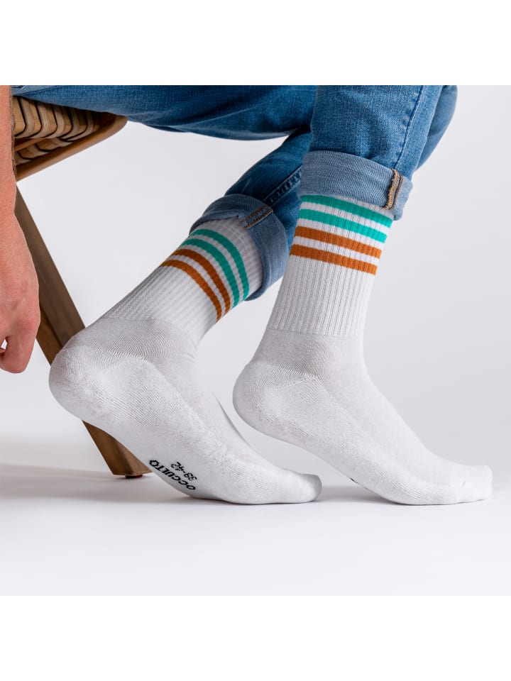 Occulto 6er Pack Retro Tennissocken  Roger in 80s günstig kaufen