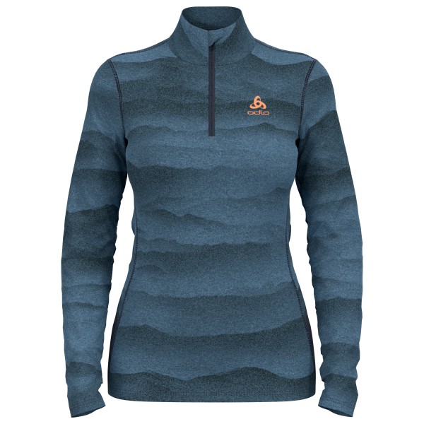 Odlo - Women's BL Top Turtle Neck L/S Half Zip Whistler - Kunstfaserunterwäsche