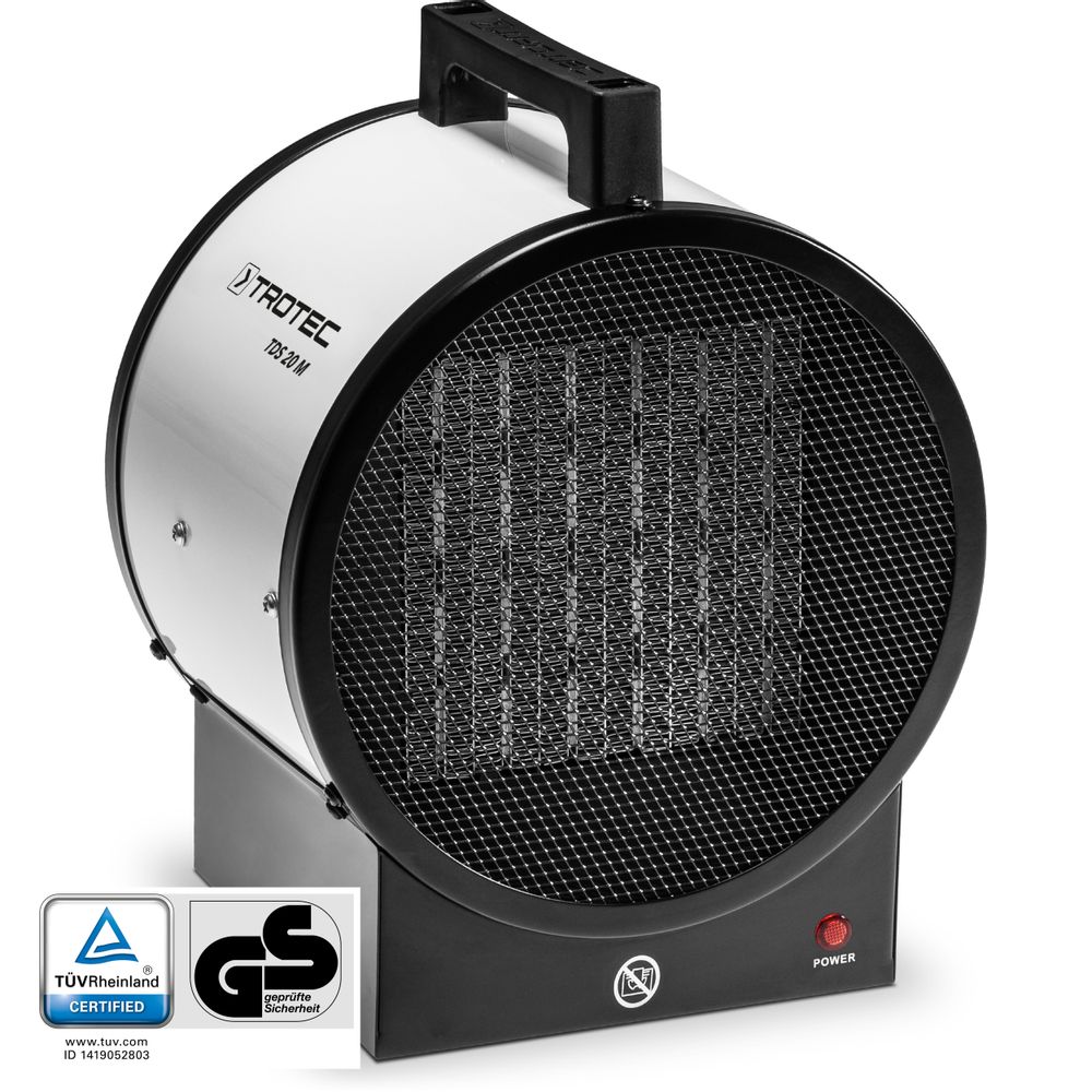 Trotec 1410000052 TDS 20 M keramisk varmeovn 3,0 kW