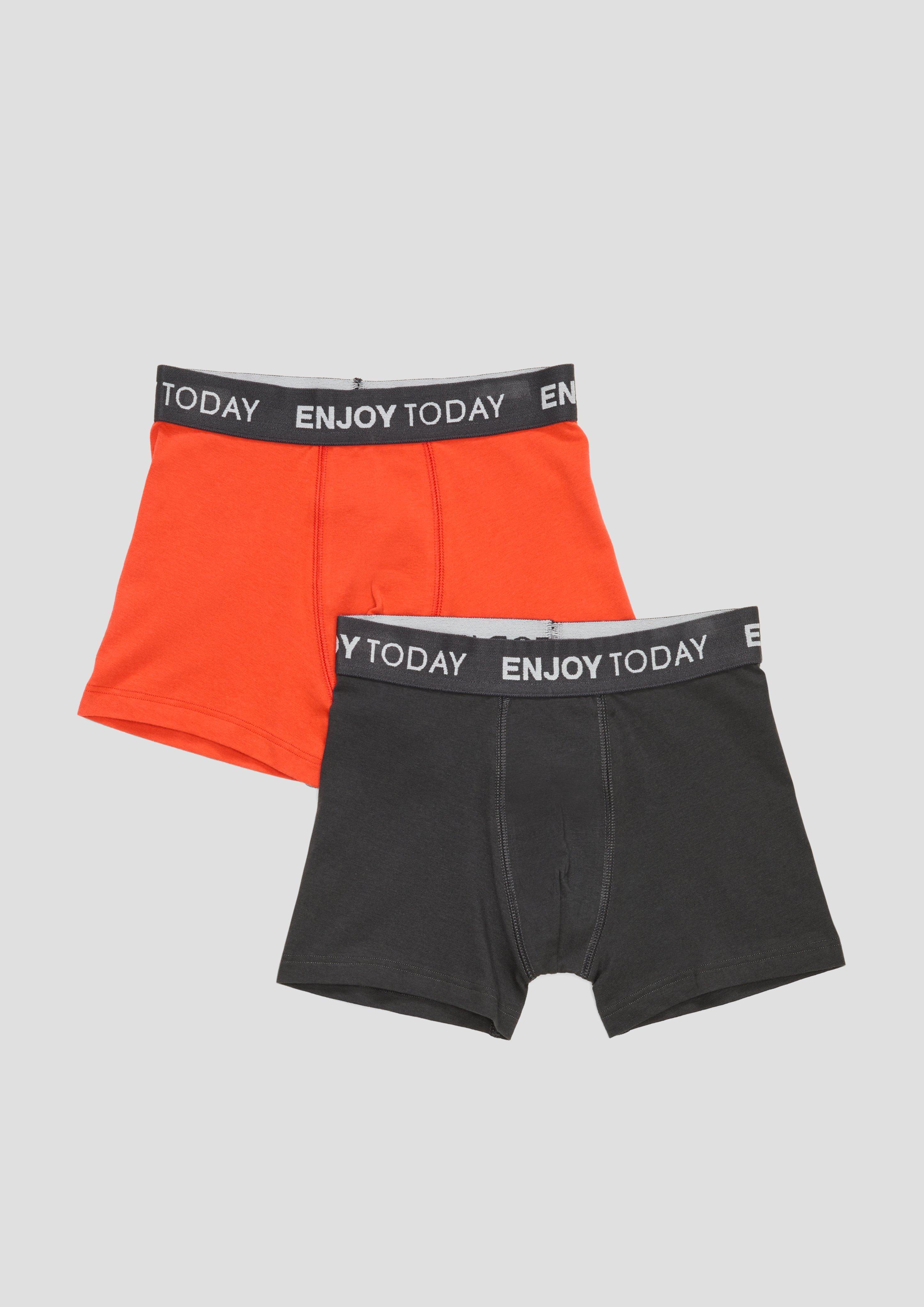 Doppelpack Boxershorts mit Schriftzug-Bund  6009064-5169