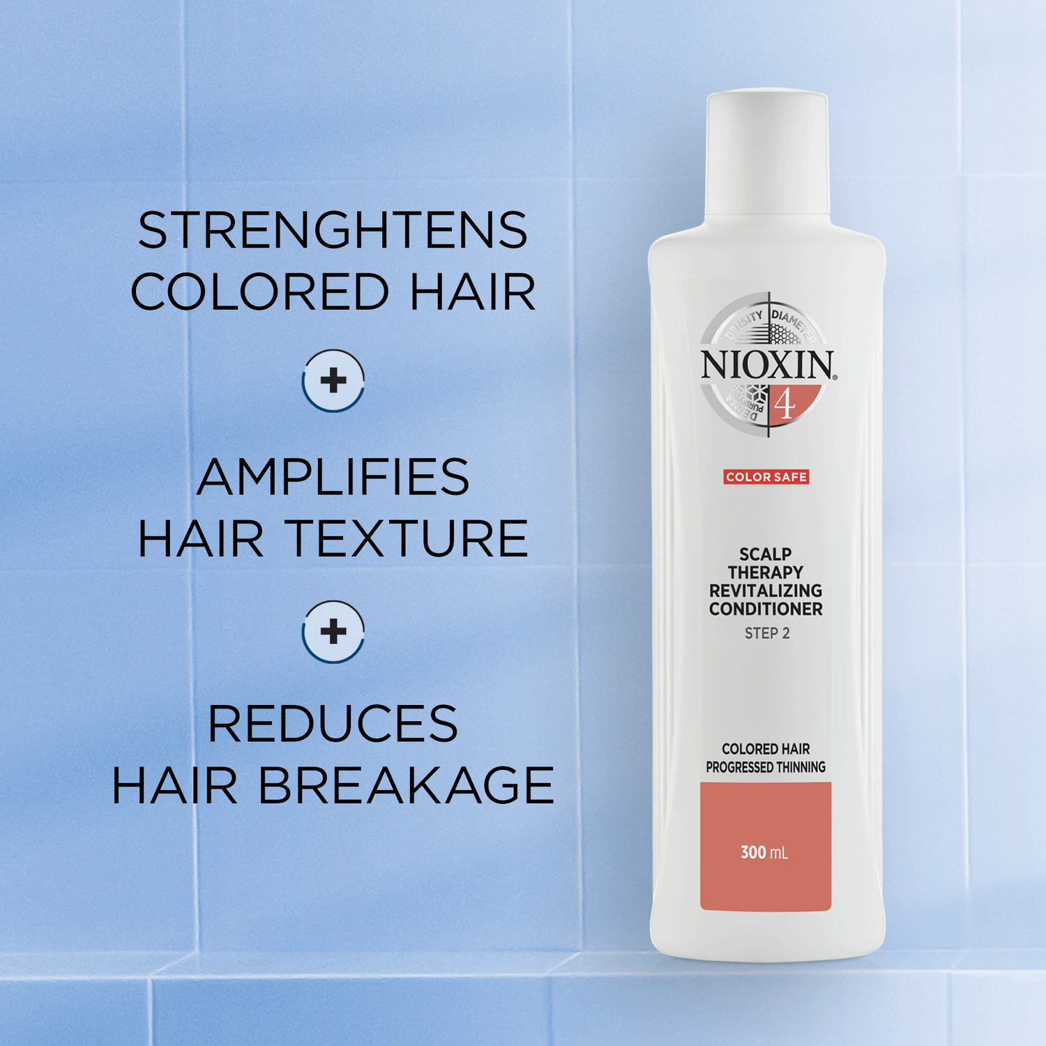 Nioxin Nioxin System 4 Après-Shampoing Chute Avancée - Cheveux Colorés et très Fins 300 ml
