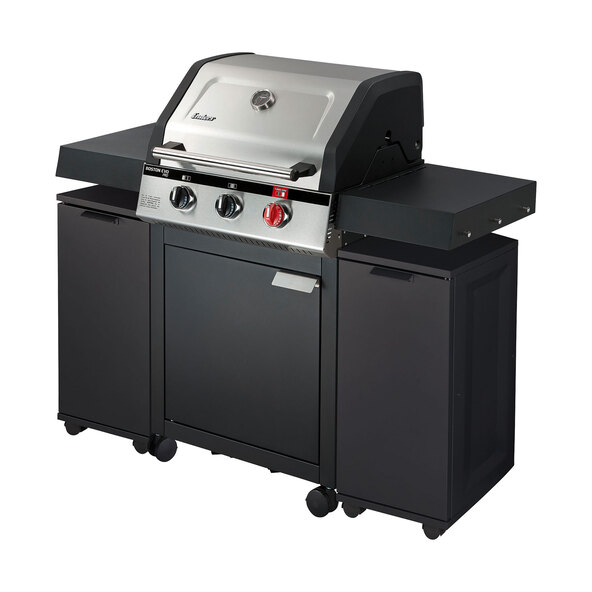 Gasgrill Boston EVO Pro 3 R Turbo, inkl. Wetterschutzhülle