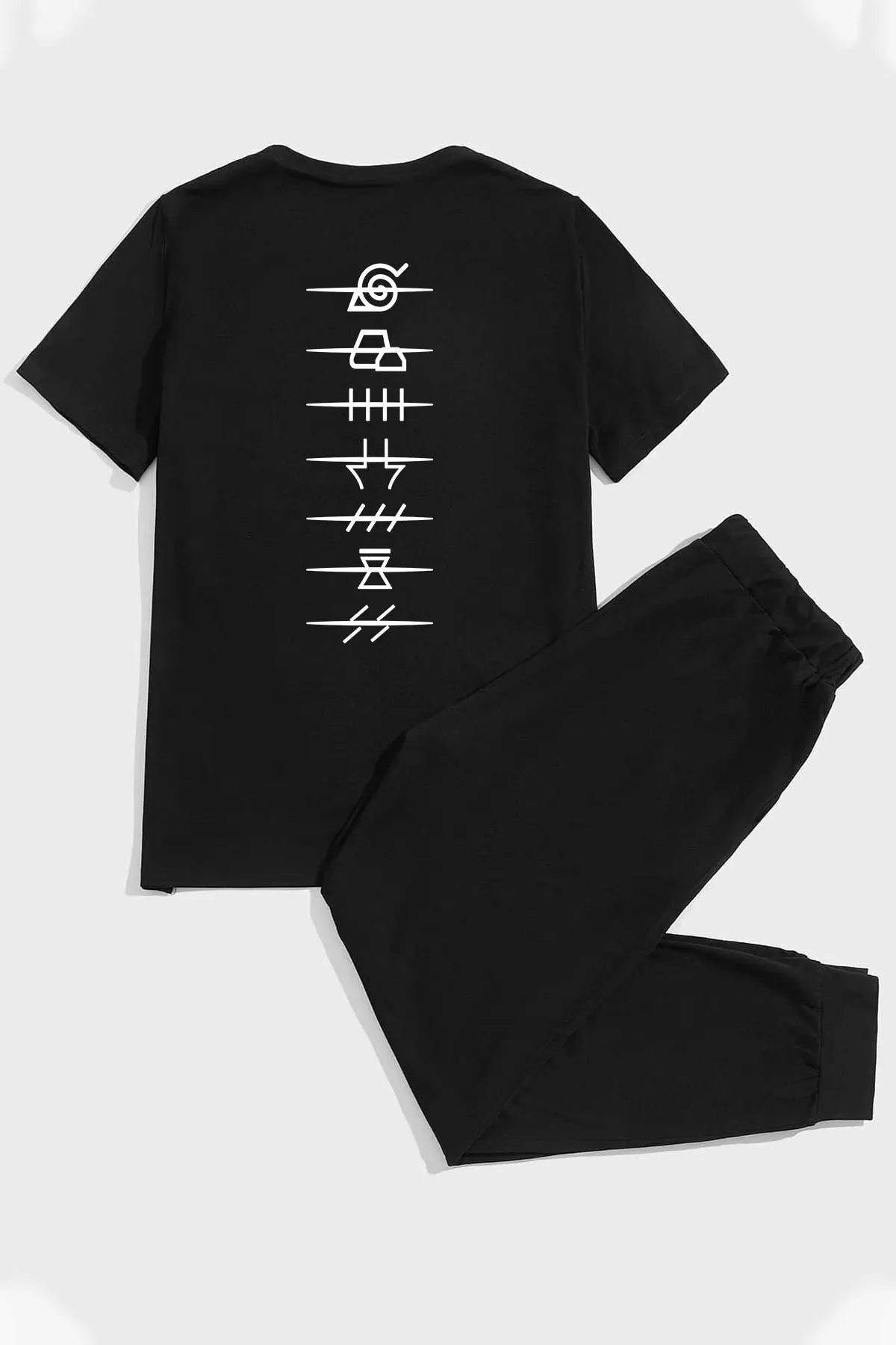 trendypassion  Sport-Trainingsanzug-Set aus Baumwolle mit Wolken-Print