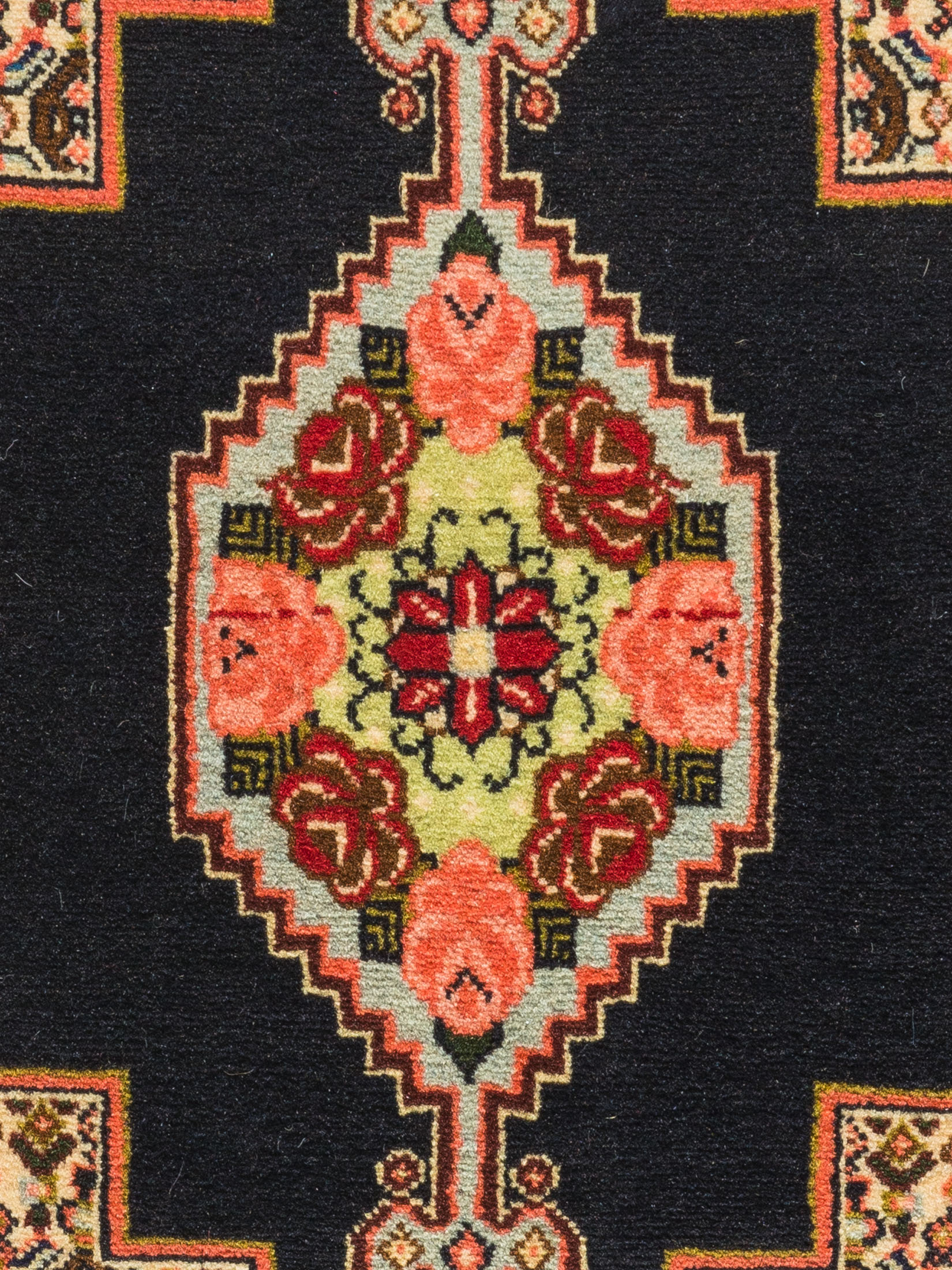 Senneh ca. 74 x 115 cm, Unikat / Einzelstück